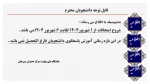 بازه امتحانی نیمه دوم سال تحصیلی 03-04 2
